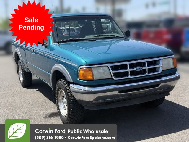 Green 1994 Ford Ranger Pickup Truck Four-Wheel Drive