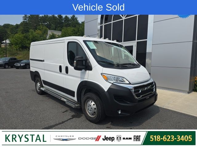 Bright White Clearcoat 2023 RAM ProMaster Van Front-Wheel Drive 9-Speed Automatic