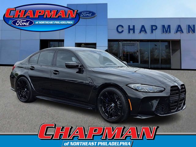 Black Sapphire Metallic 2021 BMW M3 Competition RWD Sedan Rear-Wheel Drive Automatic