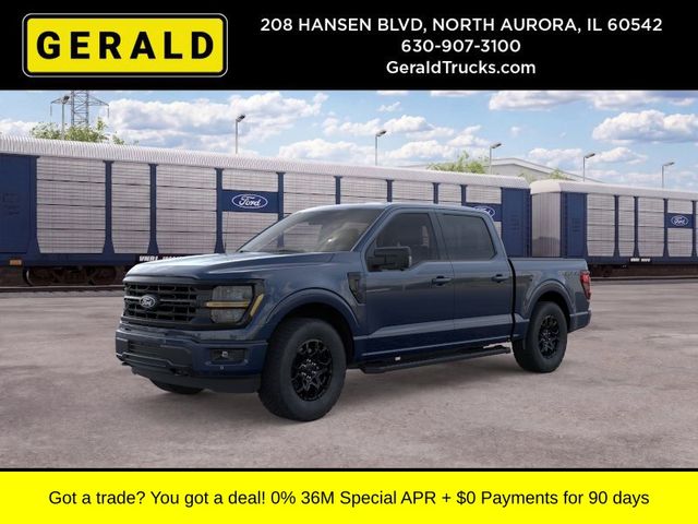 Antimatter Blue Metallic 2026 Ford F-150 Pickup Truck Four-Wheel Drive Automatic