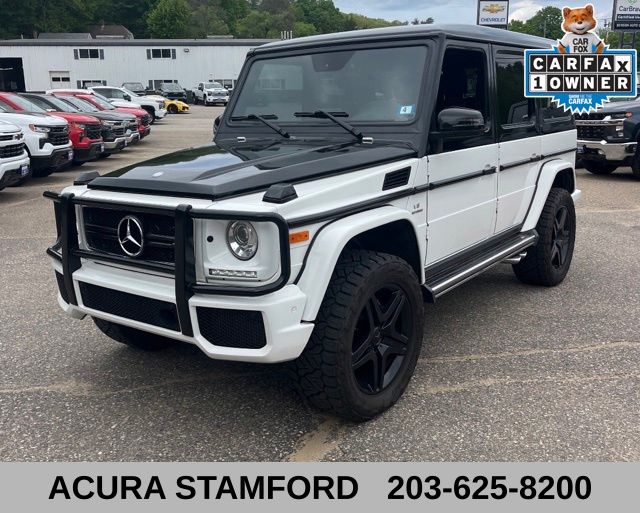 Polar White 2017 Mercedes-Benz G-Class AMG G 63 4MATIC SUV / Crossover All-Wheel Drive 7-Speed Automatic