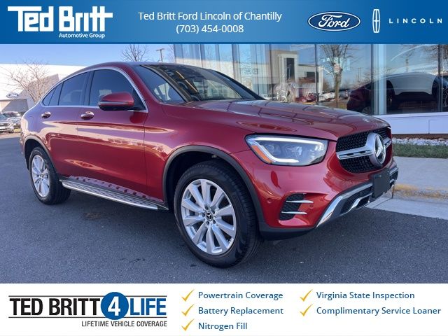 Red 2020 Mercedes-Benz GLC 300 Coupe 4MATIC SUV / Crossover All-Wheel Drive 9-Speed Automatic