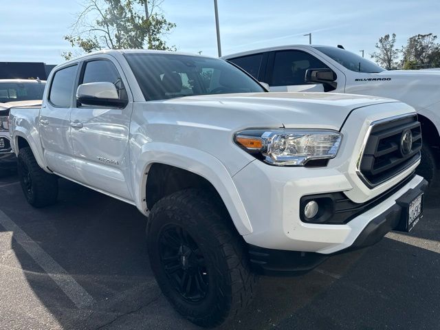 White 2022 Toyota Tacoma Pickup Truck Four-Wheel Drive 6-Speed Automatic