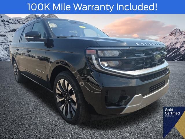 Agate Black Metallic 2025 Ford Expedition MAX Platinum 4WD SUV / Crossover Four-Wheel Drive Automatic