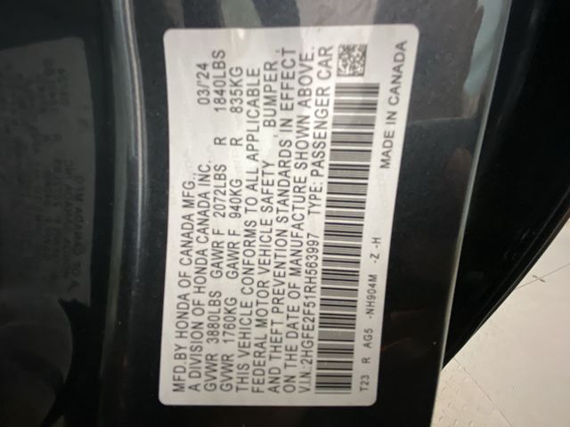 Used 2024 Black Honda Sport image 26