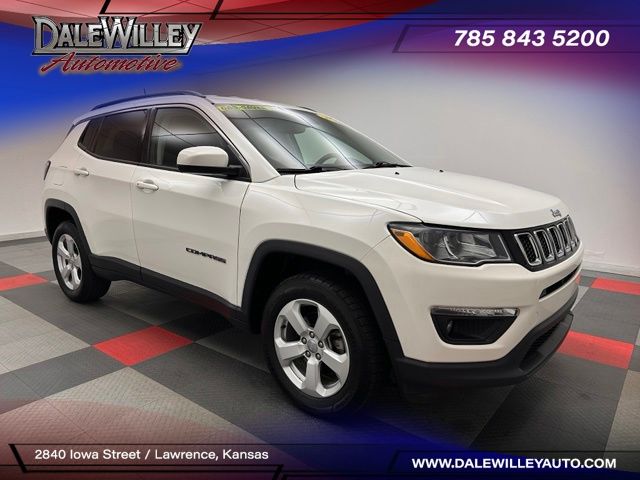 White Clearcoat 2020 Jeep Compass SUV / Crossover Four-Wheel Drive 9-Speed Automatic