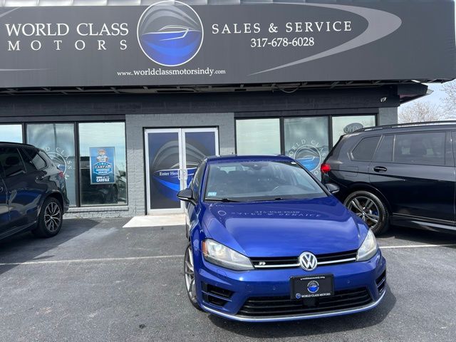 Lapiz Blue Metallic 2017 Volkswagen Golf R 4-Door AWD with DCC and Navigation Hatchback All-Wheel Drive 6-Speed Dual Clutch