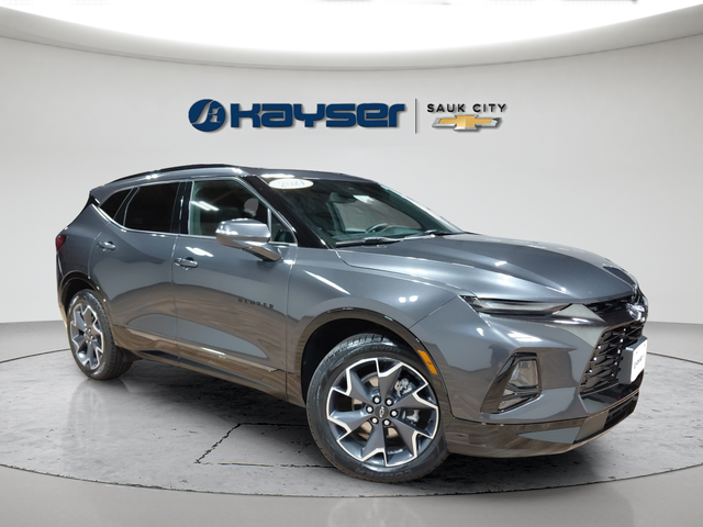 Iron Gray Metallic 2021 Chevrolet Blazer SUV / Crossover All-Wheel Drive 9-Speed Automatic