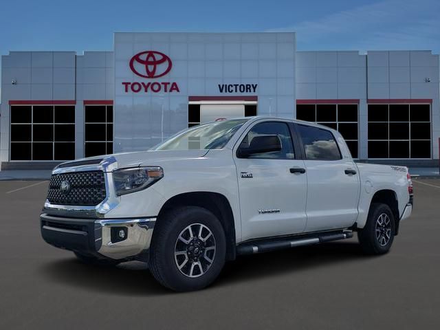 Super White 2021 Toyota Tundra Pickup Truck Four-Wheel Drive 6-Speed Automatic