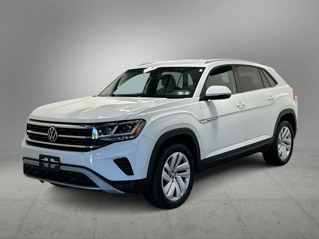 2023 Volkswagen Atlas Cross Sport 3.6L V6 SE w/Technology White at Sutliff Volkswagen