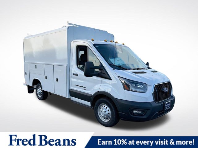 Oxford White 2026 Ford Transit Chassis Van All-Wheel Drive