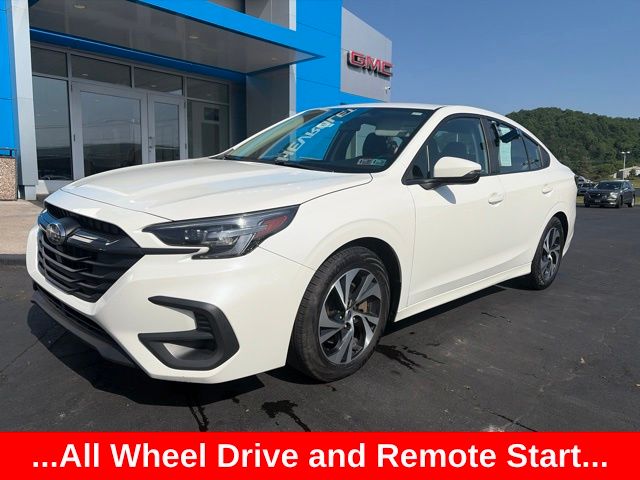 Crystal White Pearl 2023 Subaru Legacy Sedan All-Wheel Drive Continuously Variable Transmission