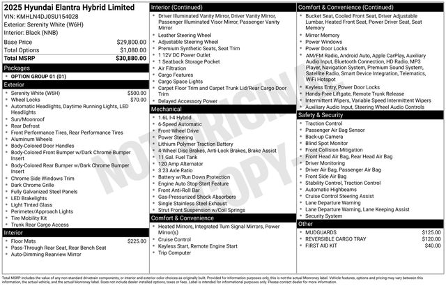 Used 2025 Hyundai Elantra Hybrid For Sale in Indianapolis, IN