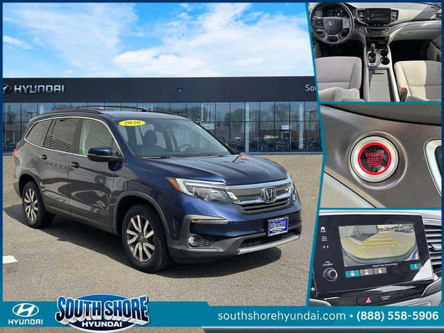 Black (Obsidian Blue Pearl) 2020 Honda Pilot EX AWD SUV / Crossover All-Wheel Drive 6-Speed Automatic