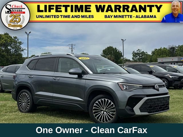 Platinum Gray Metallic 2025 Volkswagen Taos SE FWD SUV / Crossover Front-Wheel Drive 8-Speed Automatic