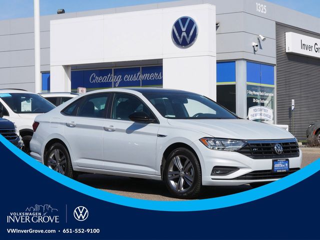White Silver Metallic 2019 Volkswagen Jetta R-Line FWD Sedan Front-Wheel Drive 8-Speed Automatic