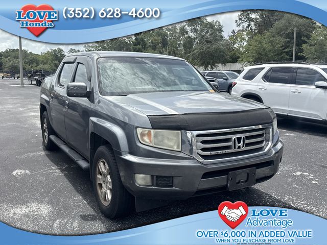 Gray 2012 Honda Ridgeline Pickup Truck Four-Wheel Drive 5-Speed Automatic