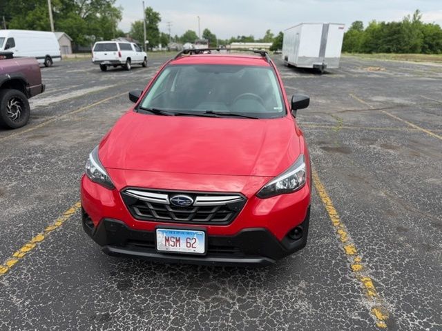 Pure Red 2021 Subaru Crosstrek Base AWD SUV / Crossover All-Wheel Drive 6-Speed Manual