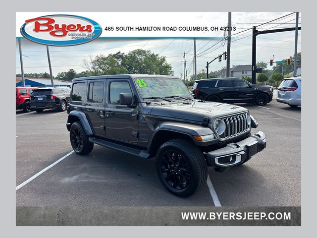 Gray (Granite Crystal Metallic Clearcoat) 2025 Jeep Wrangler 4xe SUV / Crossover Four-Wheel Drive 8-Speed Automatic