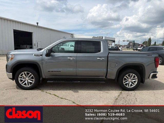 Gray (Satin Steel Metallic) 2019 GMC Sierra 1500 Pickup Truck Four-Wheel Drive 8-Speed Automatic