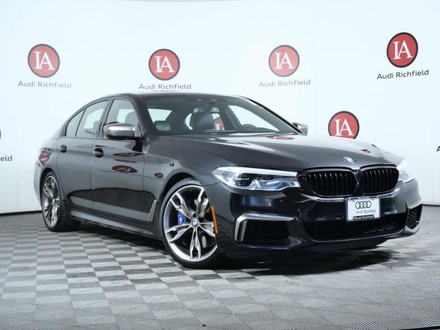 Black Sapphire Metallic 2020 BMW 5 Series M550i xDrive Sedan AWD Sedan All-Wheel Drive 8-Speed Automatic