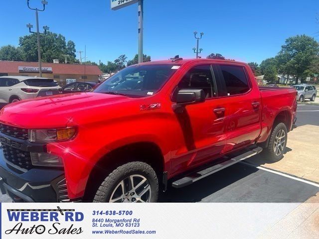 Red Hot 2020 Chevrolet Silverado 1500 Pickup Truck Four-Wheel Drive 6-Speed Automatic Overdrive