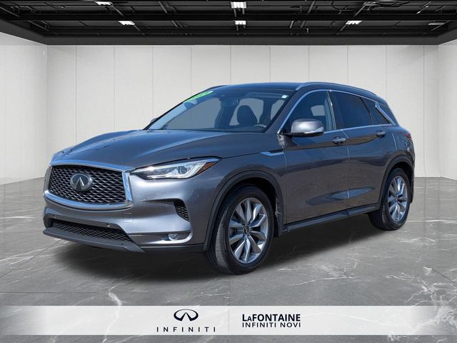 Gray (Graphite Shadow) 2021 INFINITI QX50 Essential AWD SUV / Crossover All-Wheel Drive Continuously Variable Transmission