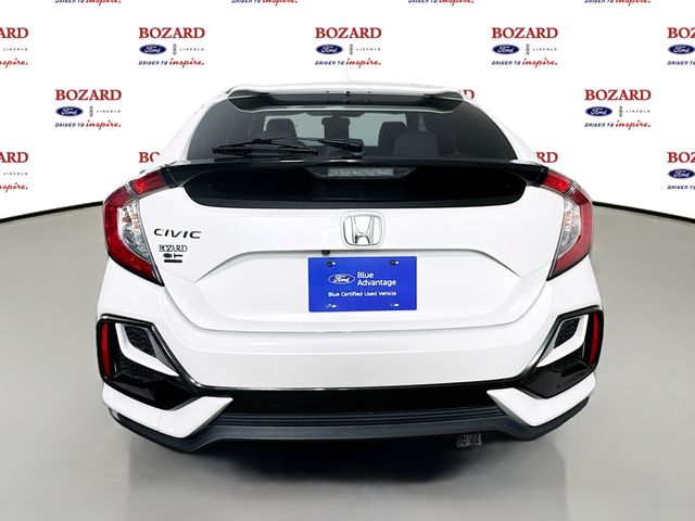 2020 White Honda Civic Hatchback EX FWD Hatchback