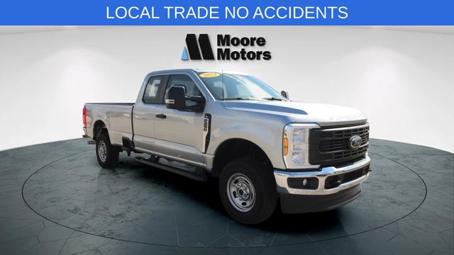 Silver Metallic 2024 Ford F-250 Super Duty Pickup Truck Four-Wheel Drive Automatic