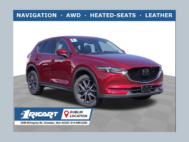 Soul Red Crystal Metallic 2018 Mazda CX-5 Grand Touring AWD SUV / Crossover All-Wheel Drive 6-Speed Automatic