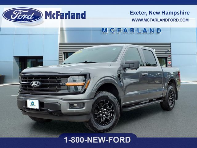 Gray 2024 Ford F-150 Pickup Truck Four-Wheel Drive Automatic