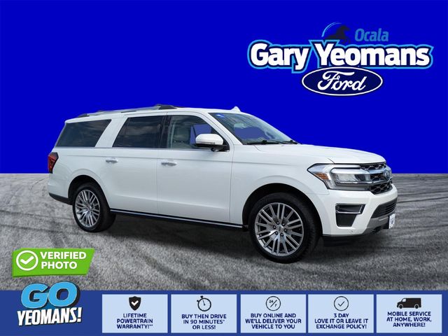 White Metallic 2022 Ford Expedition SUV / Crossover Four-Wheel Drive Automatic