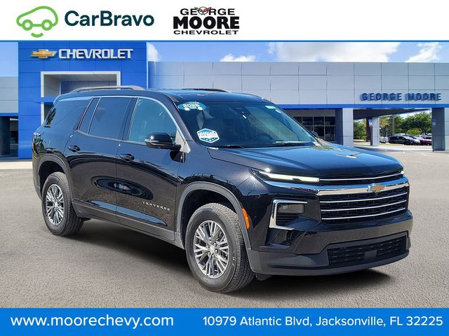 Black Metallic 2025 Chevrolet Traverse LT FWD SUV / Crossover Front-Wheel Drive 8-Speed Automatic