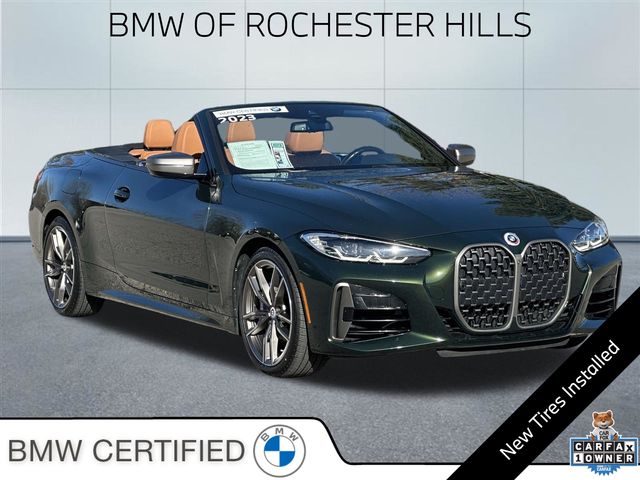 San Remo Green Metallic 2023 BMW 4 Series M440i Convertible xDrive Convertible Rear-Wheel Drive 8-Speed Automatic