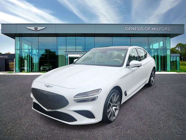 Uyuni White 2026 Genesis G70 Sedan All-Wheel Drive 8-Speed Automatic