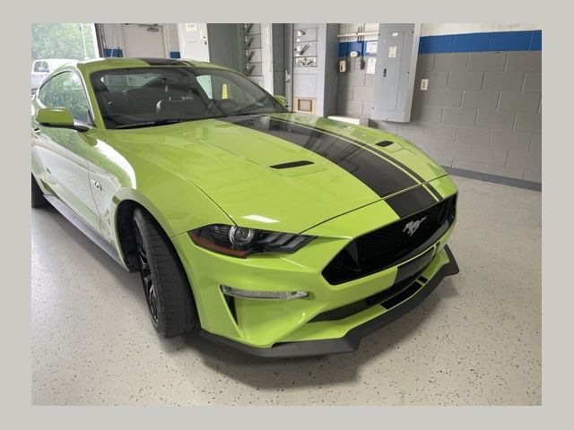 Green (Lime) 2020 Ford Mustang Coupe Rear-Wheel Drive 6-Speed Manual