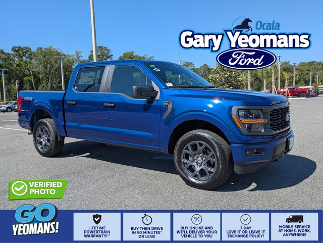 Blue Metallic 2026 Ford F-150 STX 4dr SuperCrew 4WD Pickup Truck Four-Wheel Drive Automatic