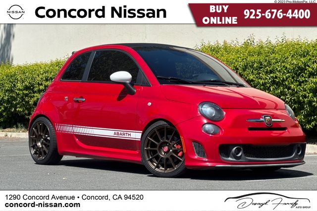 Rosso (Red) 2015 FIAT 500 Abarth Convertible Convertible Front-Wheel Drive 6-Speed Automatic