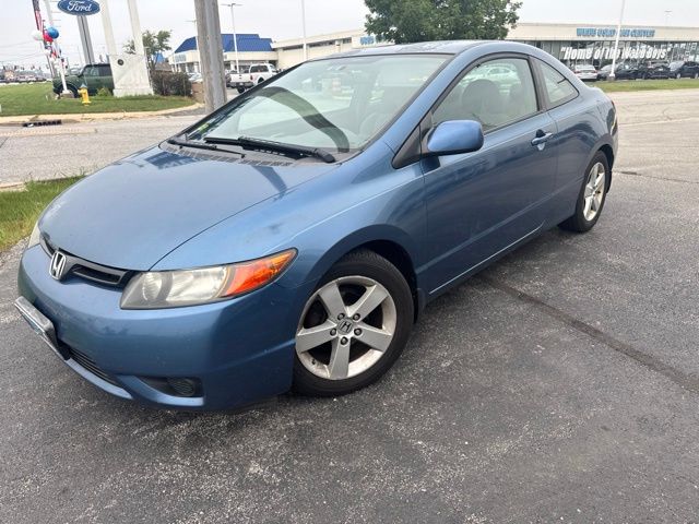 Fiji Blue Pearl 2008 Honda Civic Coupe Coupe Front-Wheel Drive 5-Speed Automatic