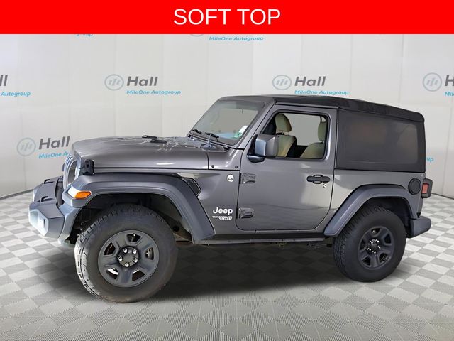 Gray (Granite Crystal Metallic Clearcoat) 2018 Jeep Wrangler Sport 4WD SUV / Crossover Four-Wheel Drive 8-Speed Automatic
