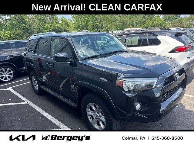 Midnight Black Metallic 2017 Toyota 4Runner SUV / Crossover Four-Wheel Drive 5-Speed Automatic Overdrive