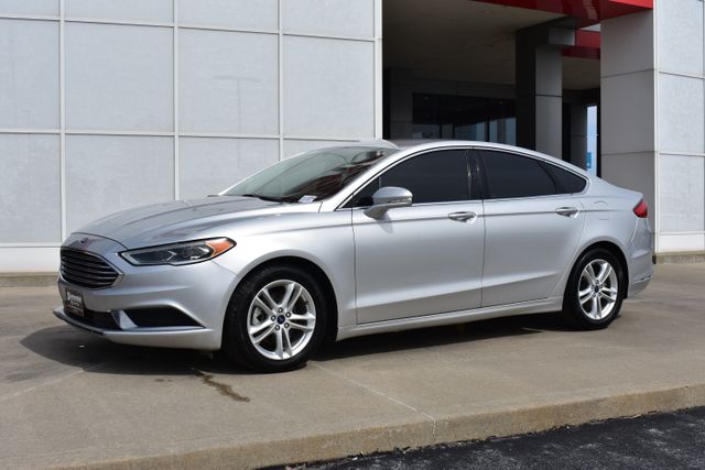 Used 2018 Ford Fusion SE with VIN 3FA6P0HD6JR241081 for sale in Quincy, IL