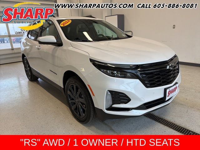 White (Iridescent Pearl Tricoat) 2024 Chevrolet Equinox RS with 1RS AWD SUV / Crossover Four-Wheel Drive 6-Speed Automatic Overdrive