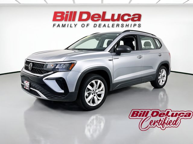 Pyrite Silver Metallic 2023 Volkswagen Taos SUV / Crossover All-Wheel Drive 7-Speed Dual Clutch
