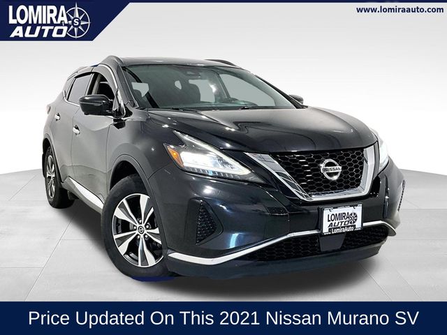 Black 2021 Nissan Murano SUV / Crossover All-Wheel Drive Continuously Variable Transmission