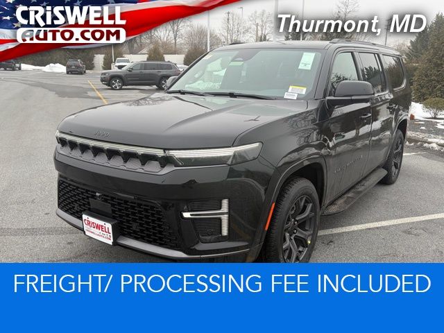 High Gloss Black 2026 Jeep Grand Wagoneer L Limited Altitude 4WD SUV / Crossover Four-Wheel Drive 8-Speed Automatic