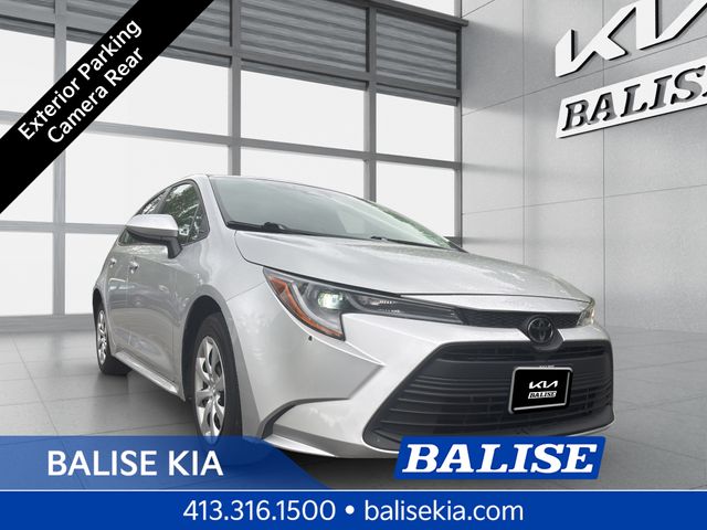 Classic Silver Metallic 2024 Toyota Corolla LE FWD Sedan Front-Wheel Drive Continuously Variable Transmission