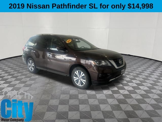Mocha Almond Pearl 2019 Nissan Pathfinder SUV / Crossover Four-Wheel Drive Continuously Variable Transmission