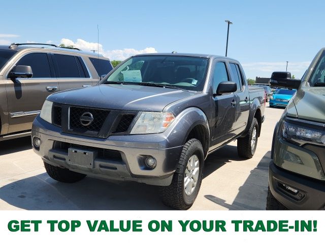 Gray (Gun Metallic) 2016 Nissan Frontier Pickup Truck Four-Wheel Drive 5-Speed Automatic Overdrive