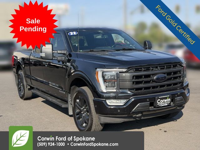 Agate Black Metallic 2022 Ford F-150 Pickup Truck Four-Wheel Drive Automatic